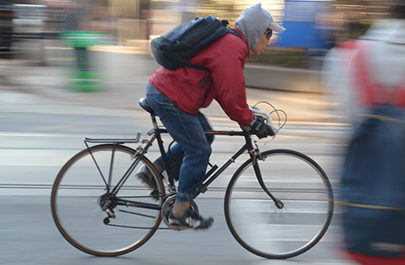 Ebyan Abdigir: Man on a bike