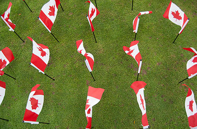 Zoe Melnyk: Canadian Flags